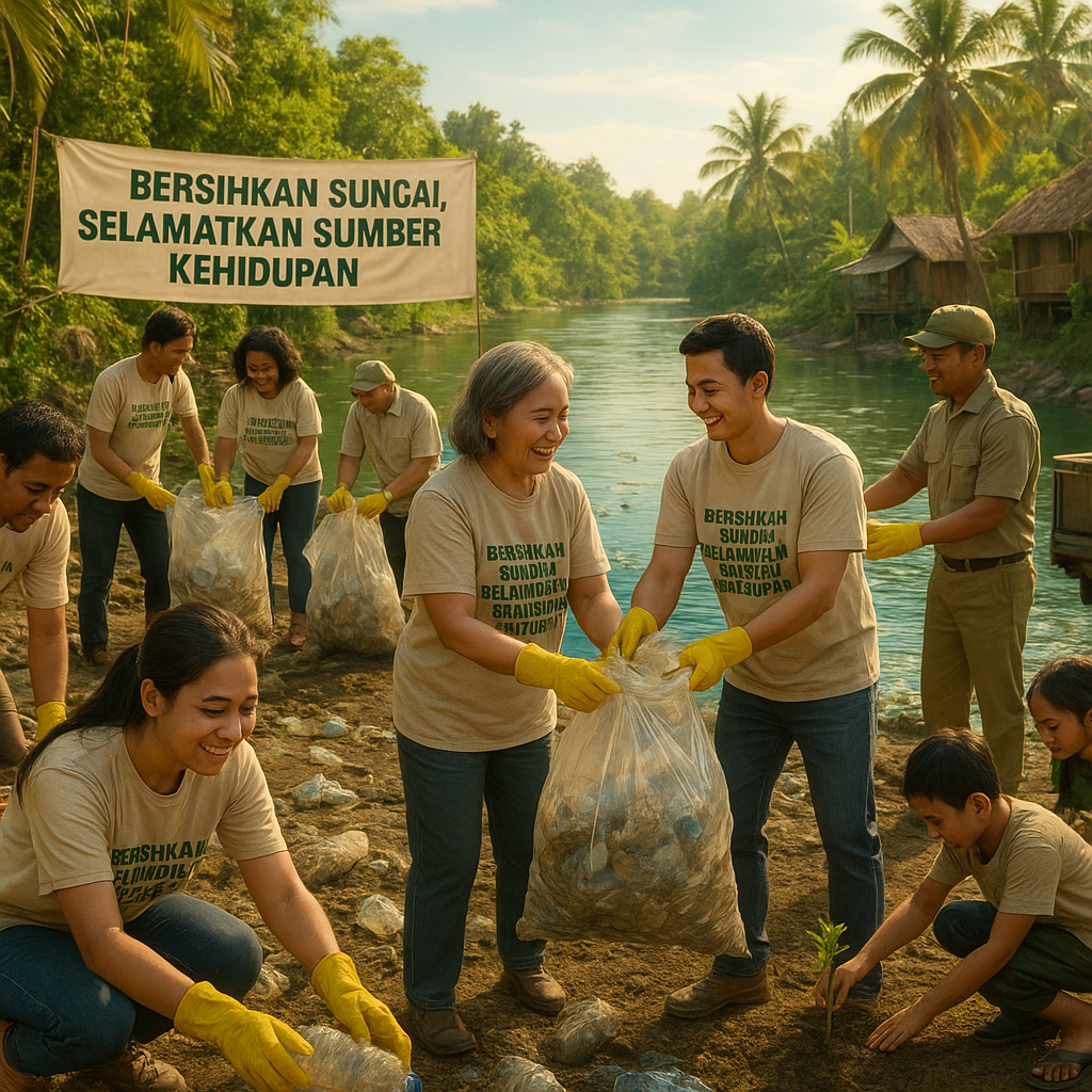 Bersihkan Sungai, Selamatkan Sumber Kehidupan