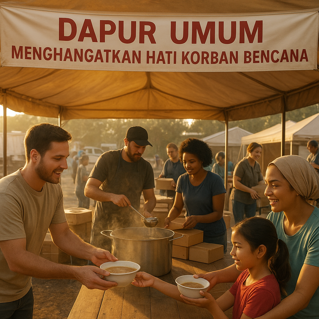 Dapur Umum: Menghangatkan Hati Korban Bencana