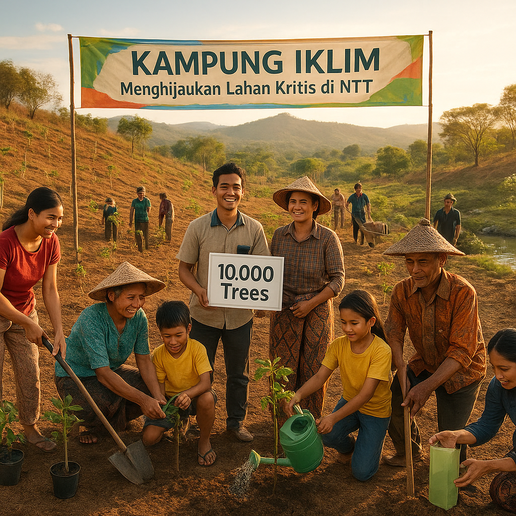 Kampung Iklim: Menghijaukan Lahan Kritis di NTT