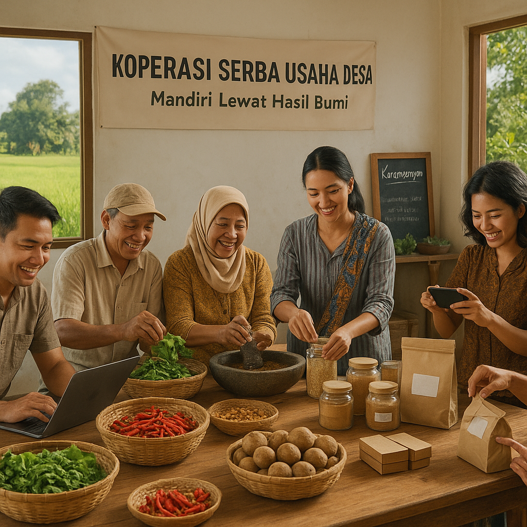 Koperasi Serba Usaha Desa: Mandiri Lewat Hasil Bumi