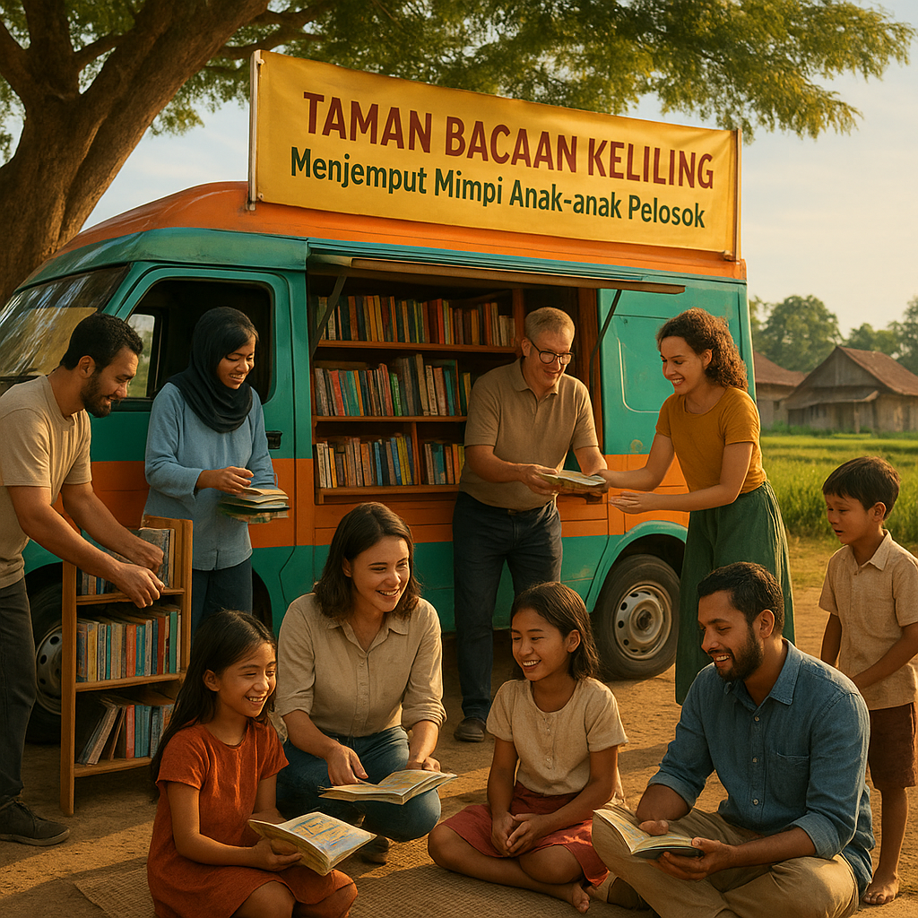 Taman Bacaan Keliling: Menjemput Mimpi Anak-anak Pelosok