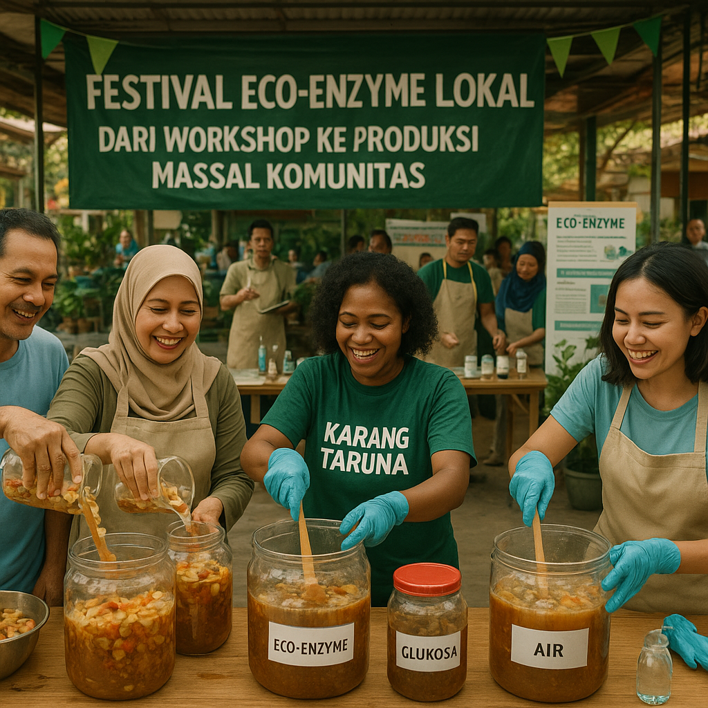 Festival Eco-Enzyme Lokal: Dari Workshop ke Produksi Massal Komunitas