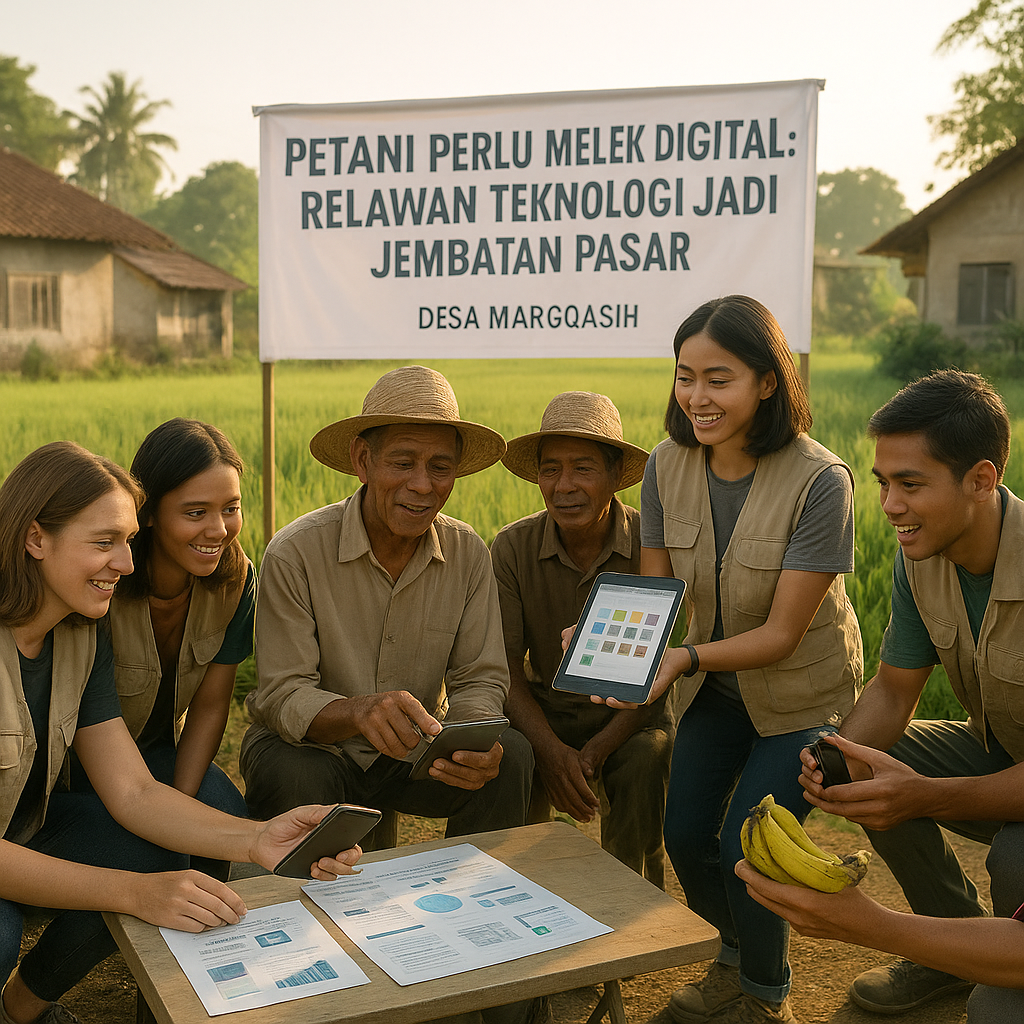 Petani Perlu Melek Digital: Relawan Teknologi Jadi Jembatan Pasar
