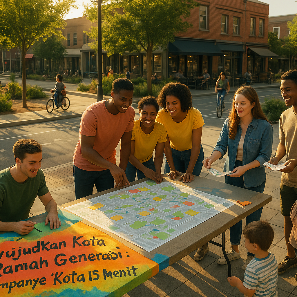 Wujudkan Kota Ramah Generasi: Kampanye 'Kota 15 Menit' & Suara Anak Muda