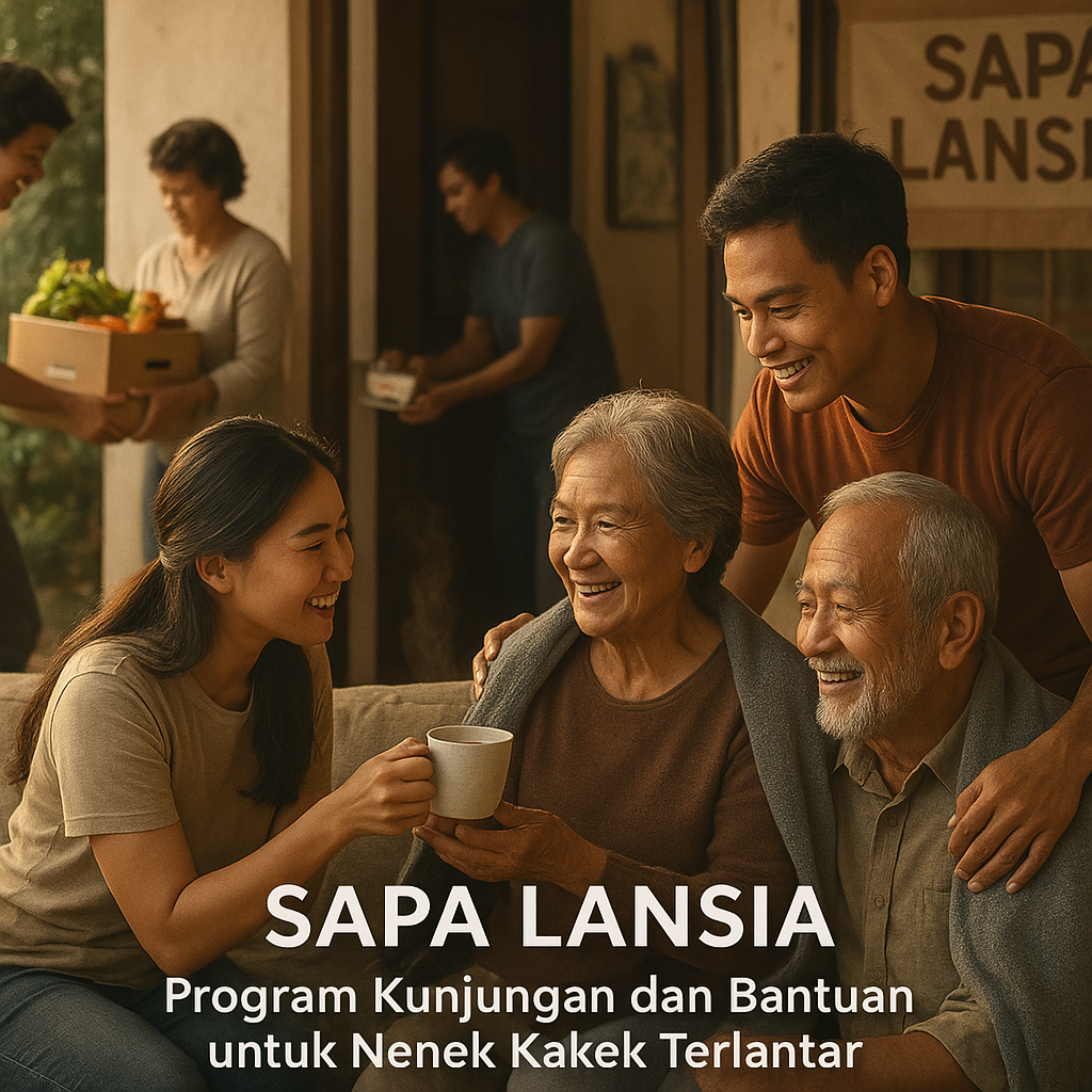 Sapa Lansia: Program Kunjungan dan Bantuan untuk Nenek Kakek Terlantar