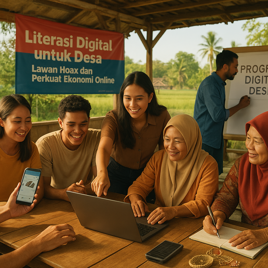 Literasi Digital untuk Desa: Lawan Hoax dan Perkuat Ekonomi Online