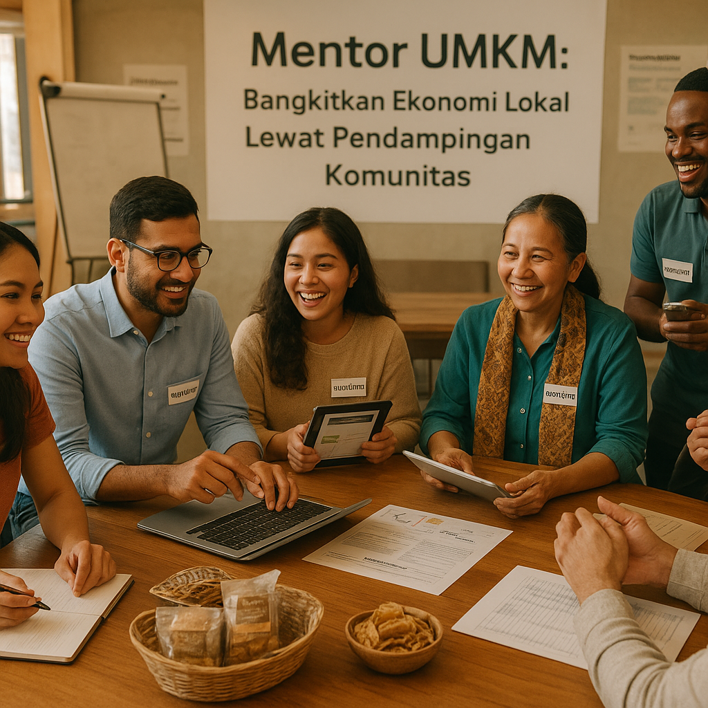 Mentor UMKM: Bangkitkan Ekonomi Lokal Lewat Pendampingan Komunitas