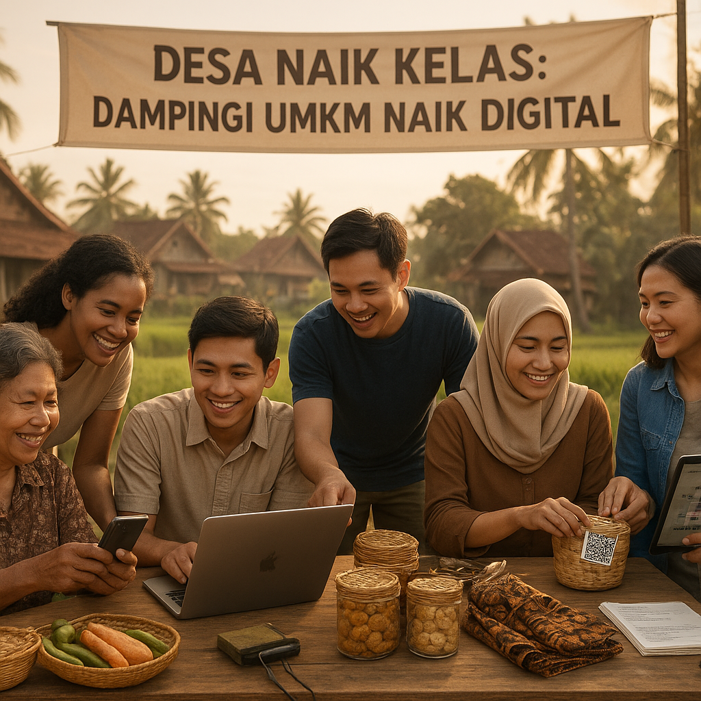 Desa Naik Kelas: Dampingi UMKM Naik Digital