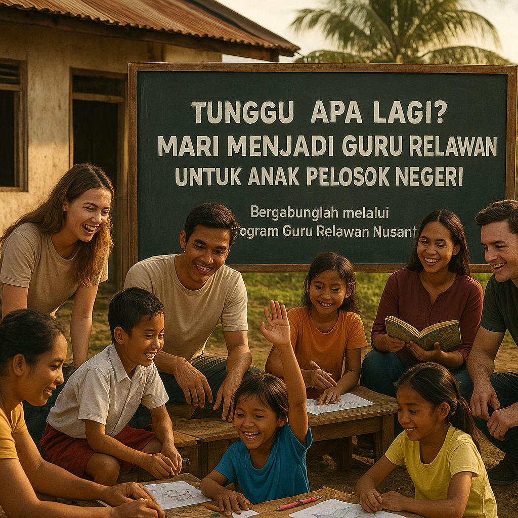 Tunggu Apa Lagi? Mari Menjadi Guru Relawan untuk Anak Pelosok Negeri