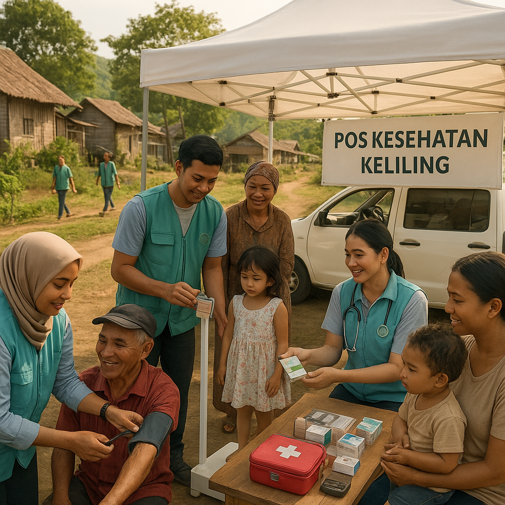 Pos Kesehatan Keliling: Bawa Layanan Dasar ke Pelosok Pemukiman