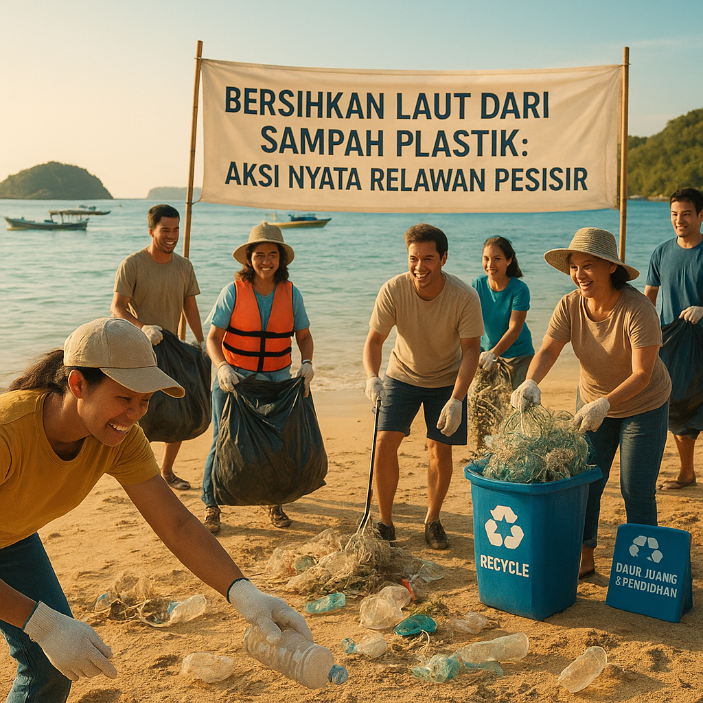 Bersihkan Laut dari Sampah Plastik: Aksi Nyata Relawan Pesisir