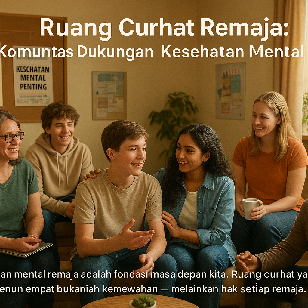 Ruang Curhat Remaja: Komunitas Dukungan Kesehatan Mental