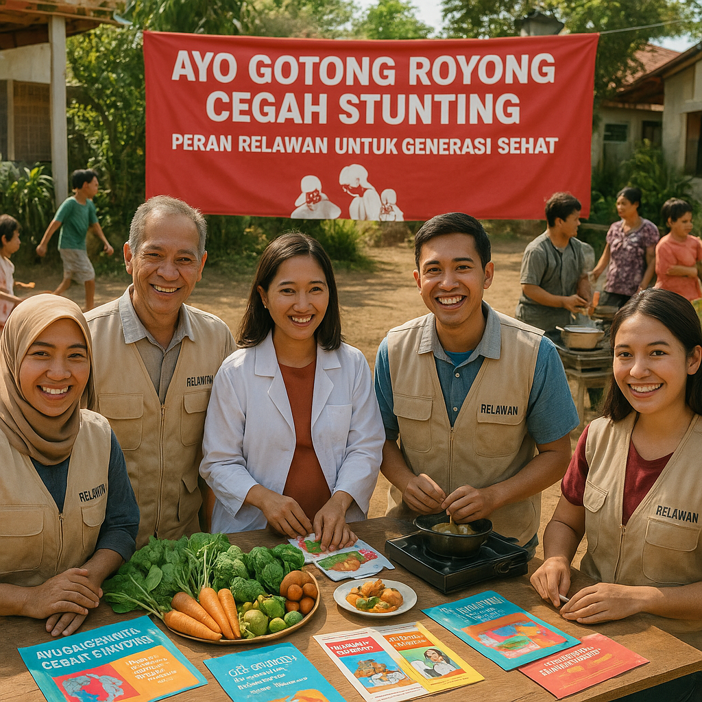 Ayo Gotong Royong Cegah Stunting: Peran Relawan untuk Generasi Sehat