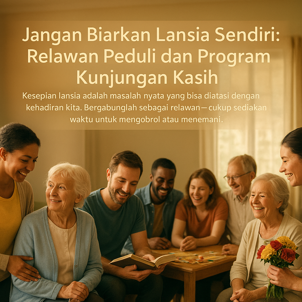 Jangan Biarkan Lansia Sendiri: Relawan Peduli dan Program Kunjungan Kasih