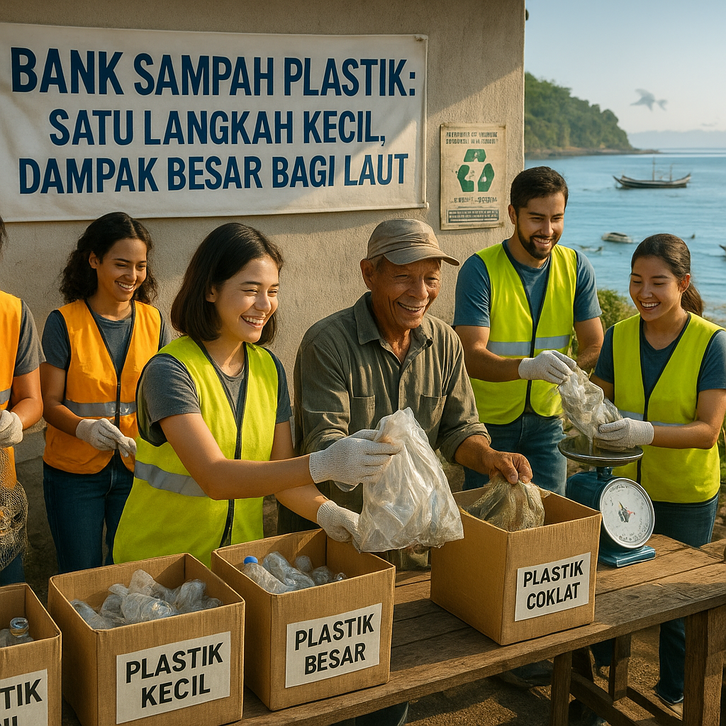 Bank Sampah Plastik: Satu Langkah Kecil, Dampak Besar bagi Laut