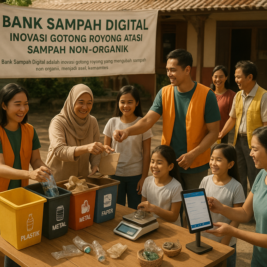 Bank Sampah Digital: Inovasi Gotong Royong Atasi Sampah Non-Organik