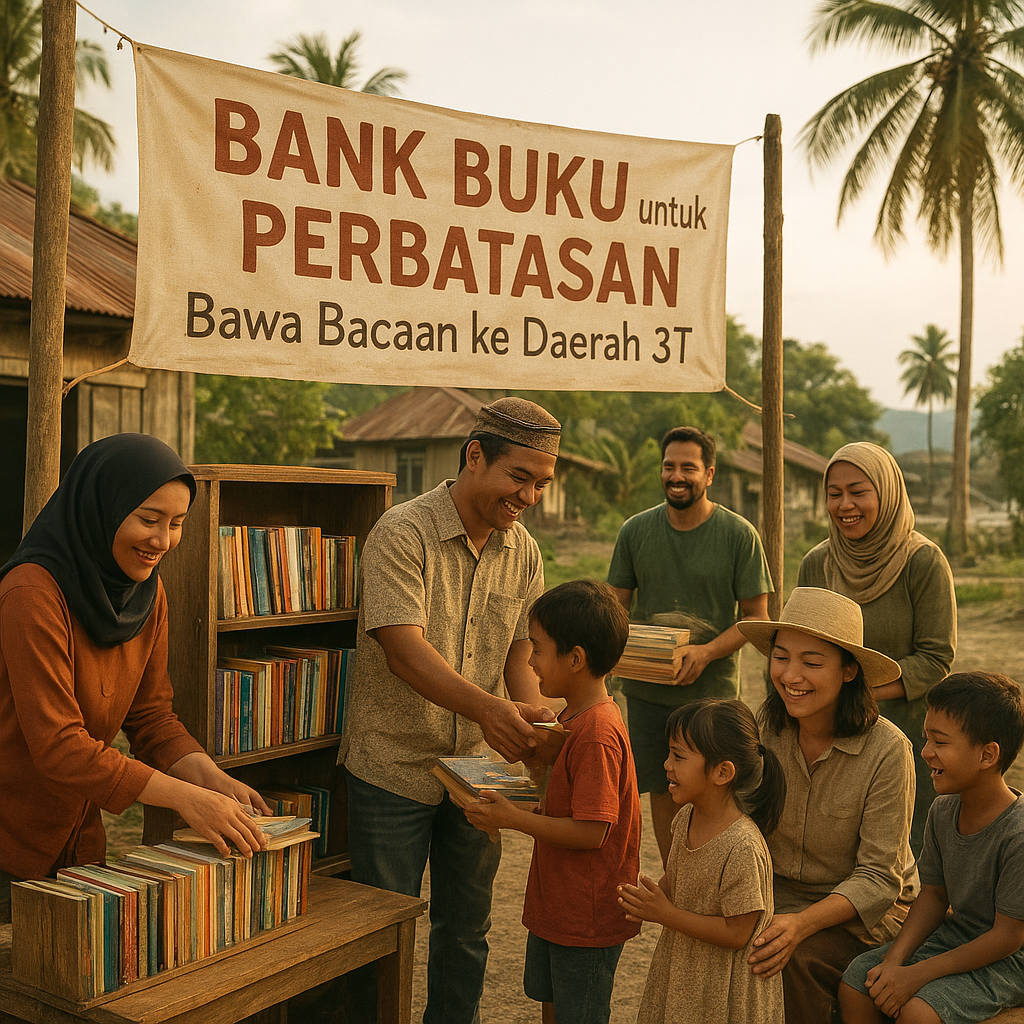Bank Buku untuk Perbatasan: Bawa Bacaan ke Daerah 3T