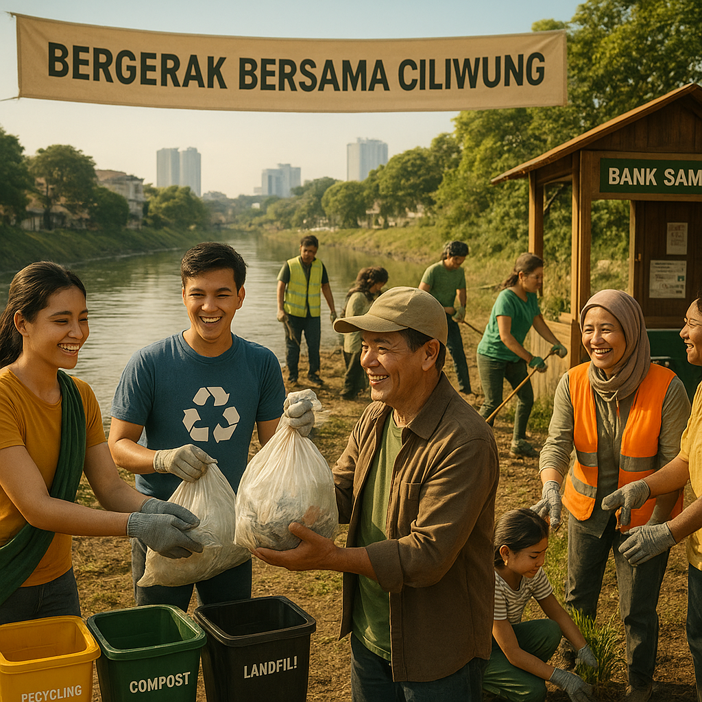Bergerak Bersama Ciliwung: Gotong Royong Menghidupkan Sungai Urban