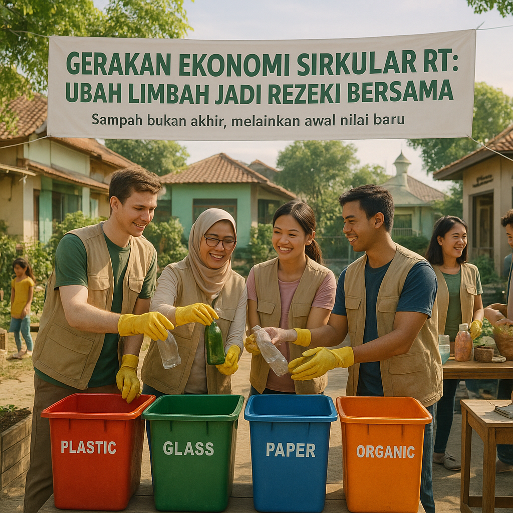 Gerakan Ekonomi Sirkular RT: Ubah Limbah Jadi Rezeki Bersama