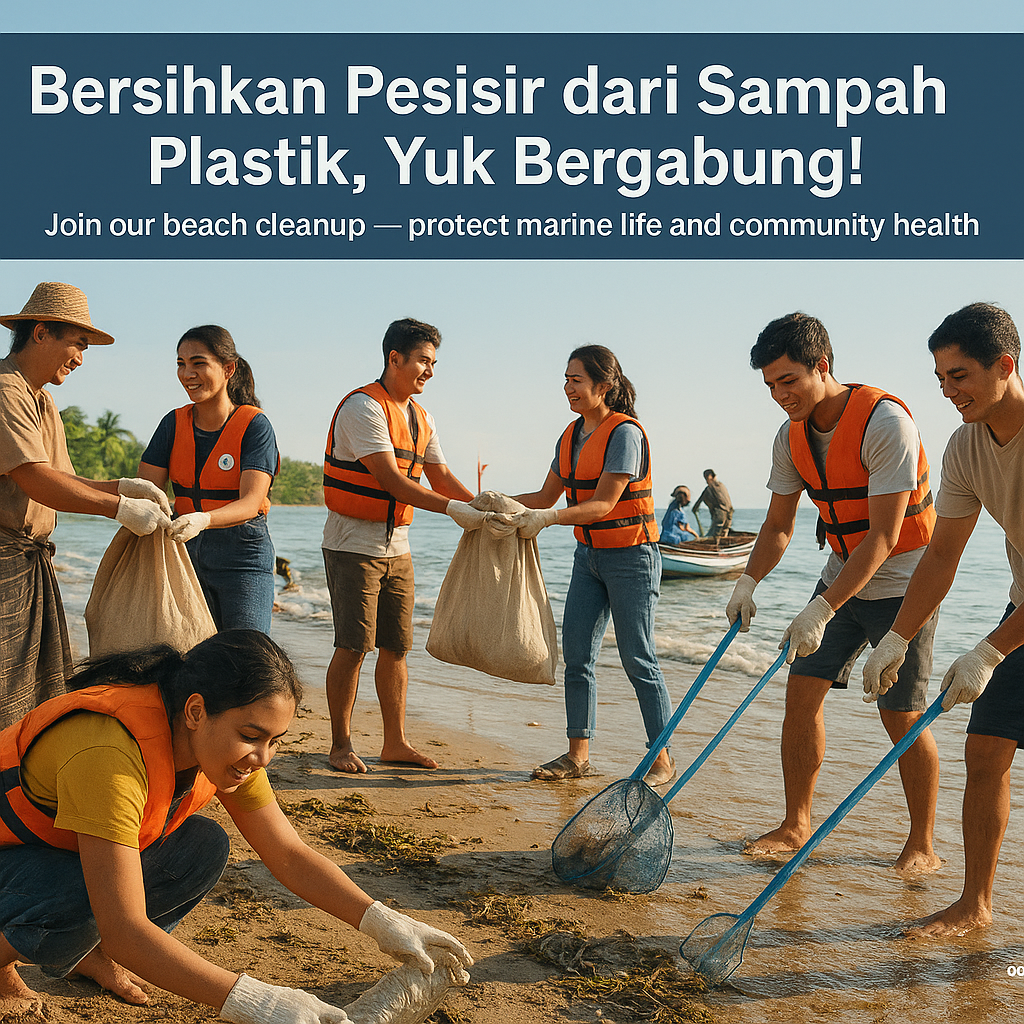 Bersihkan Pesisir dari Sampah Plastik, Yuk Bergabung!
