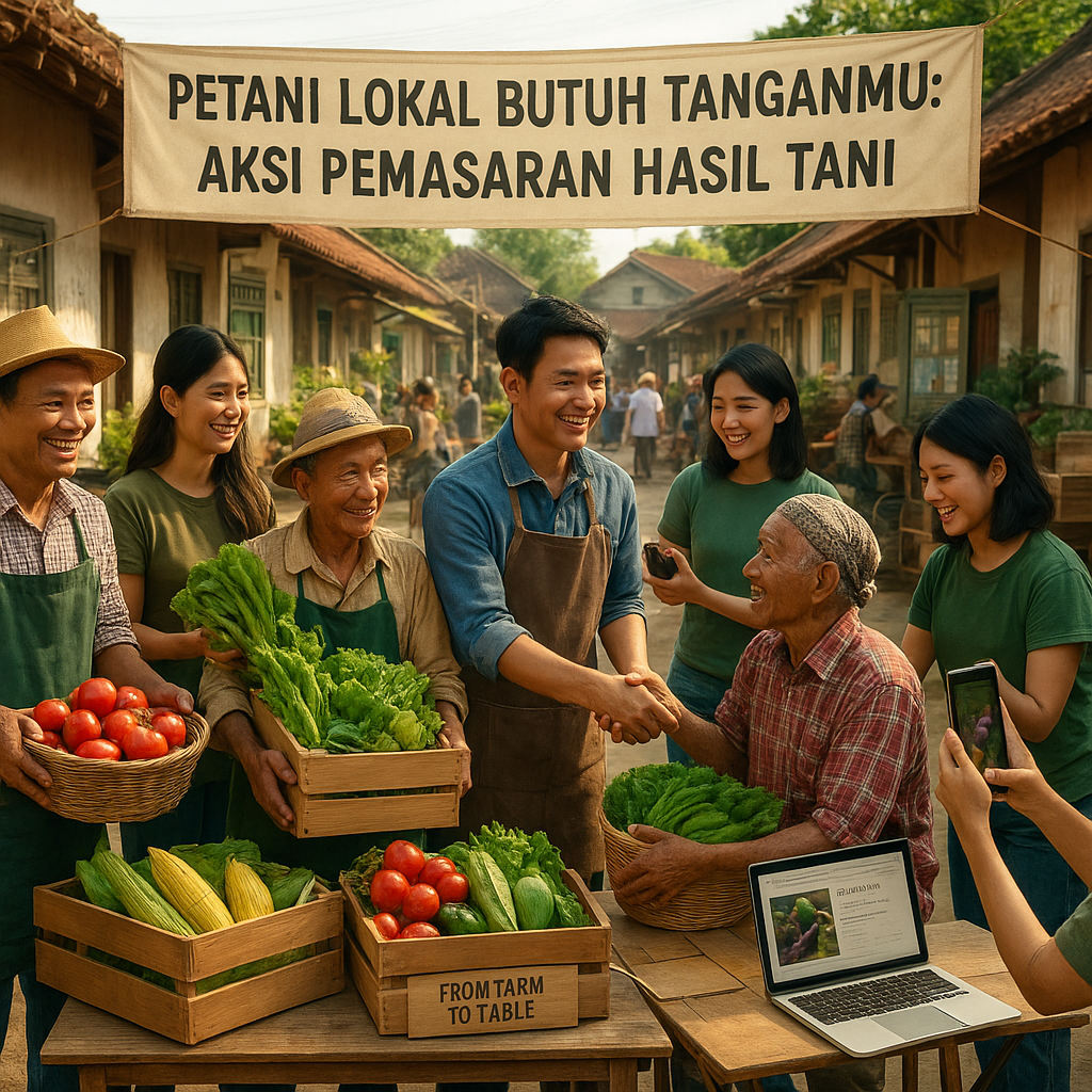 Petani Lokal Butuh Tanganmu: Aksi Pemasaran Hasil Tani