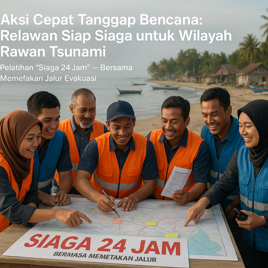 Aksi Cepat Tanggap Bencana: Relawan Siap Siaga untuk Wilayah Rawan Tsunami
