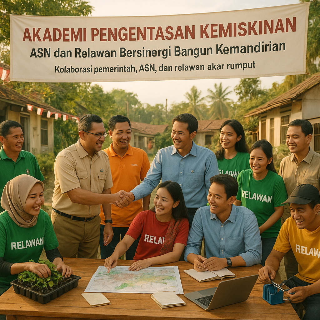 Akademi Pengentasan Kemiskinan: ASN dan Relawan Bersinergi Bangun Kemandirian