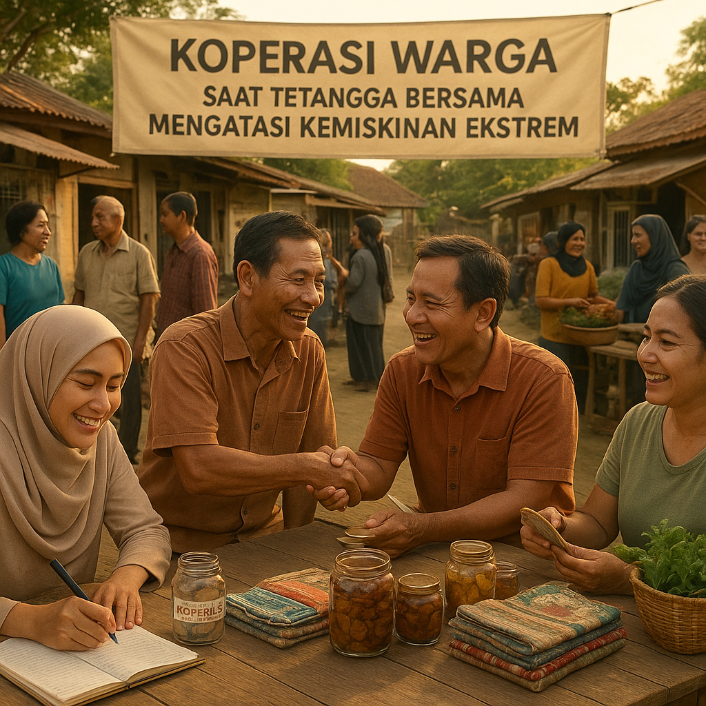 Koperasi Warga: Saat Tetangga Bersama Mengatasi Kemiskinan Ekstrem