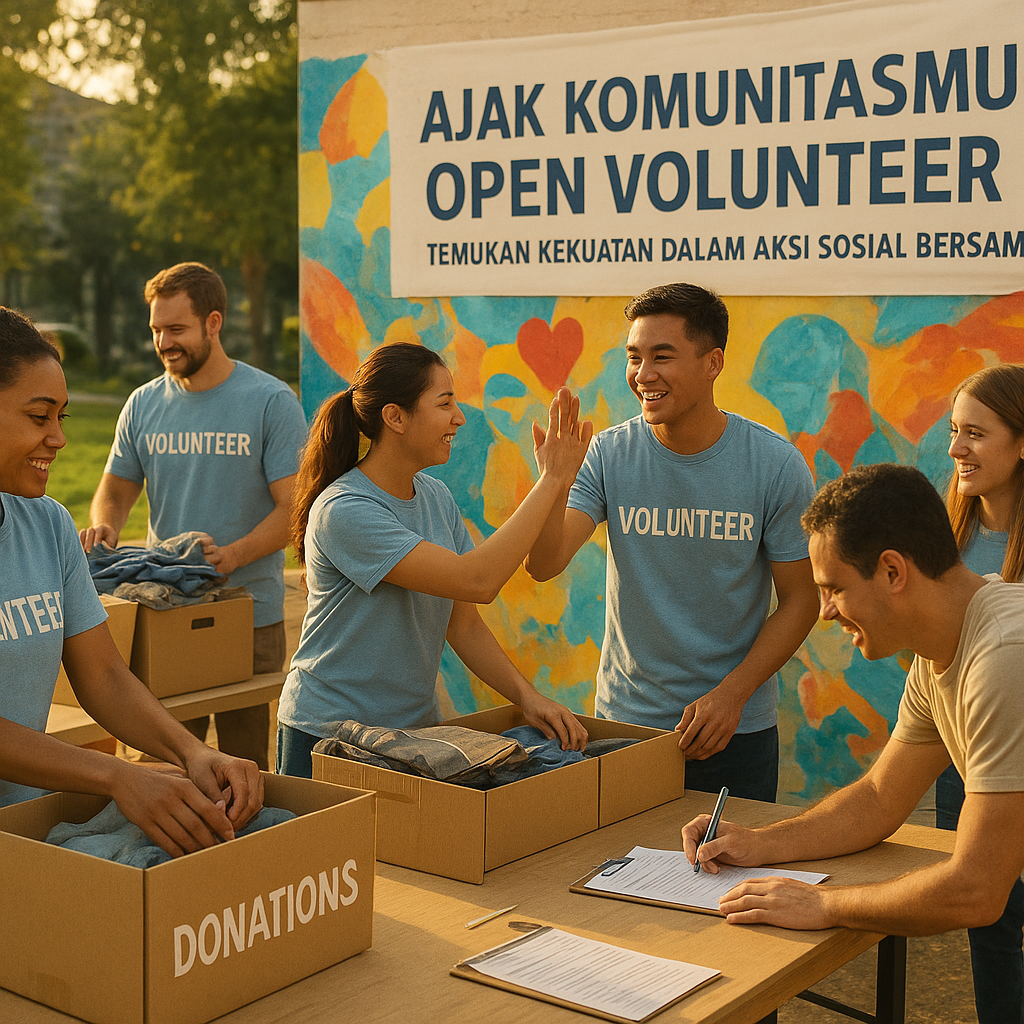 Ajak Komunitasmu 'Open Volunteer': Temukan Kekuatan dalam Aksi Sosial Bersama