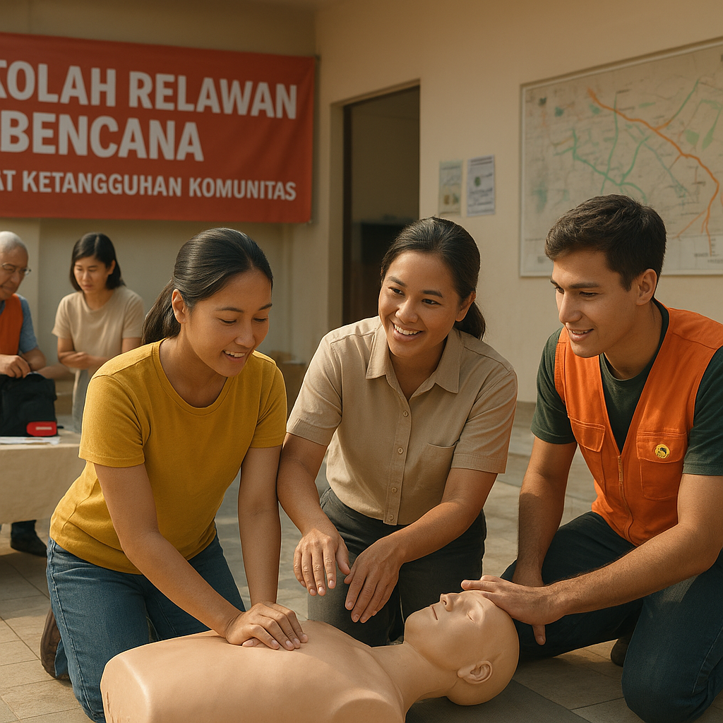 Sekolah Relawan Bencana: Perkuat Ketangguhan Komunitas lewat Pelatihan