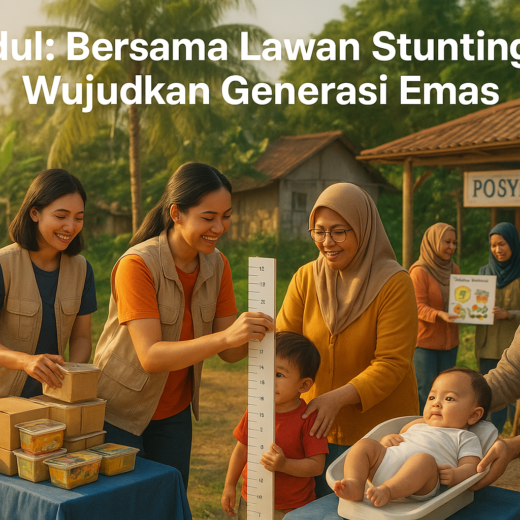 Bersama Lawan Stunting, Wujudkan Generasi Emas