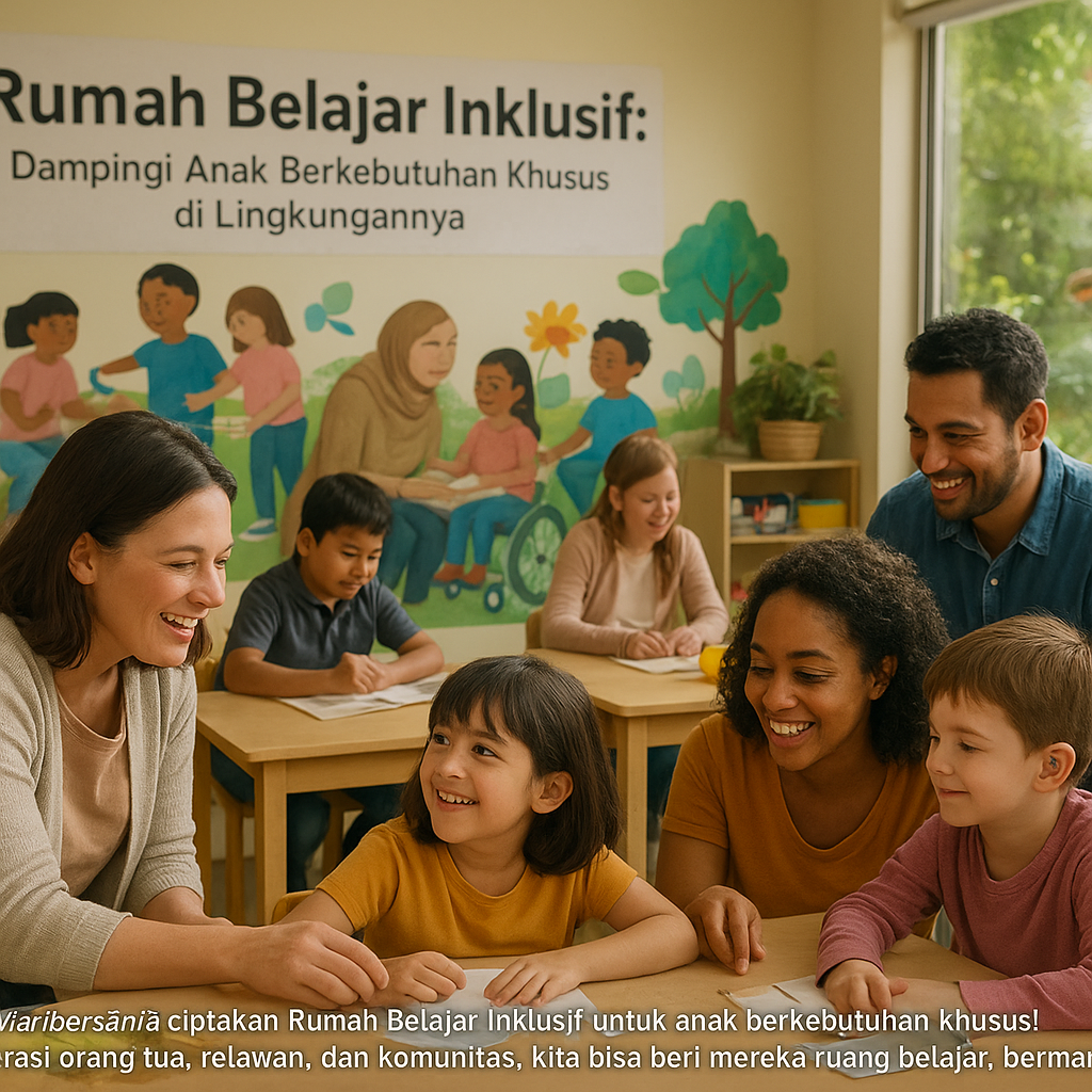 Rumah Belajar Inklusif: Dampingi Anak Berkebutuhan Khusus di Lingkungannya