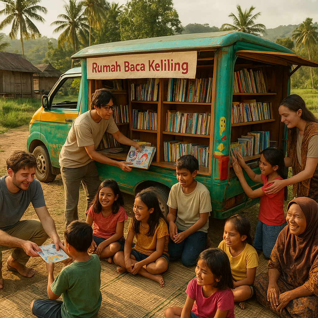 Rumah Baca Keliling: Menjemput Semangat Baca Anak di Daerah Terpencil