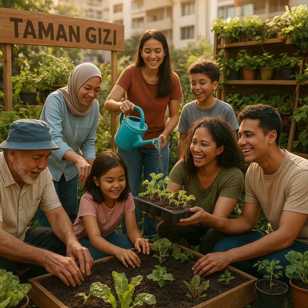 Taman Gizi di Lahan Terbatas: Gerakan Ketahanan Pangan Keluarga