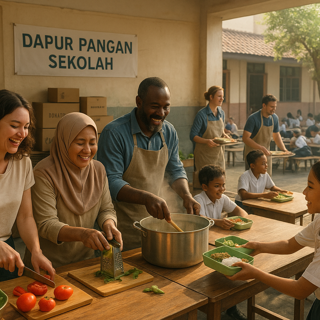 Dari Dapur ke Meja Belajar: Inisiatif Dapur Pangan untuk Atasi Anak Sekolah Kelaparan