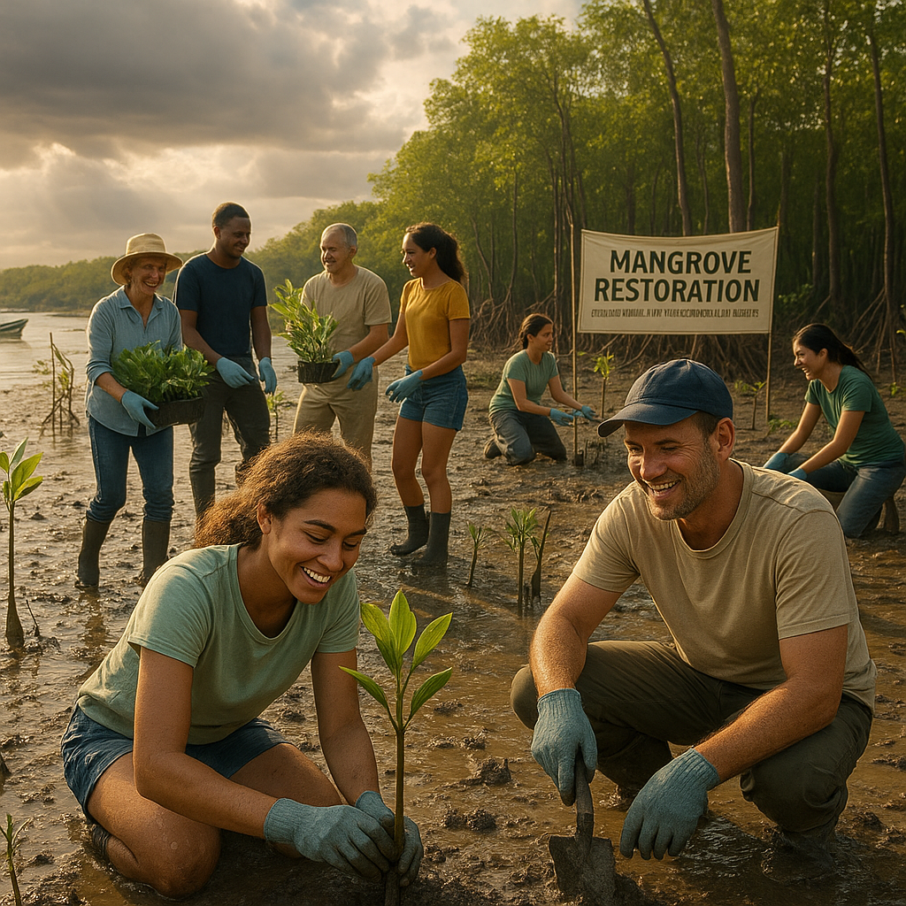 Degradasi Hutan Mangrove: Aksi Penanaman dan Pemeliharaan Bersama untuk Mitigasi Bencana