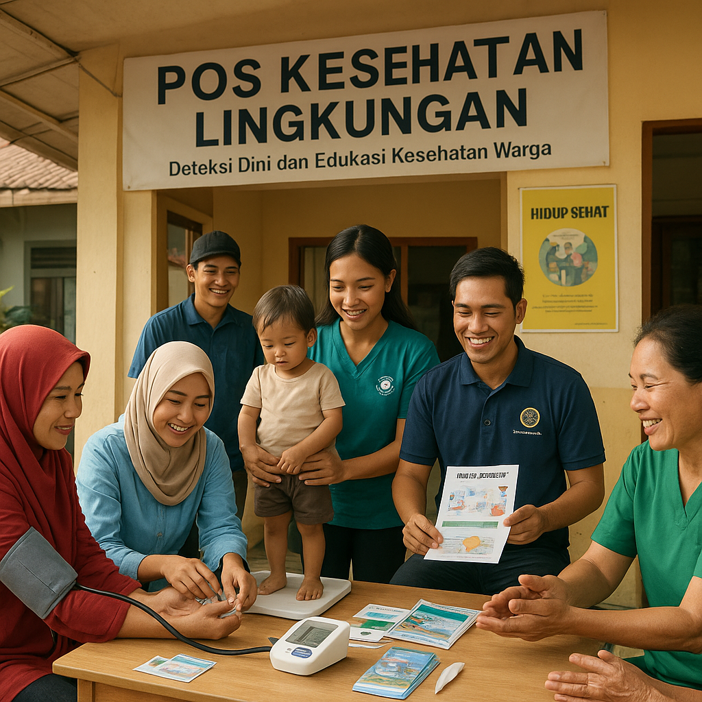 Pos Kesehatan Lingkungan: Deteksi Dini dan Edukasi Kesehatan Warga