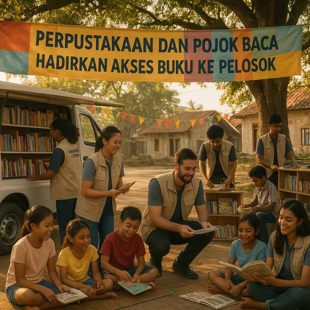 Perpustakaan dan Pojok Baca Keliling: Hadirkan Akses Buku ke Pelosok