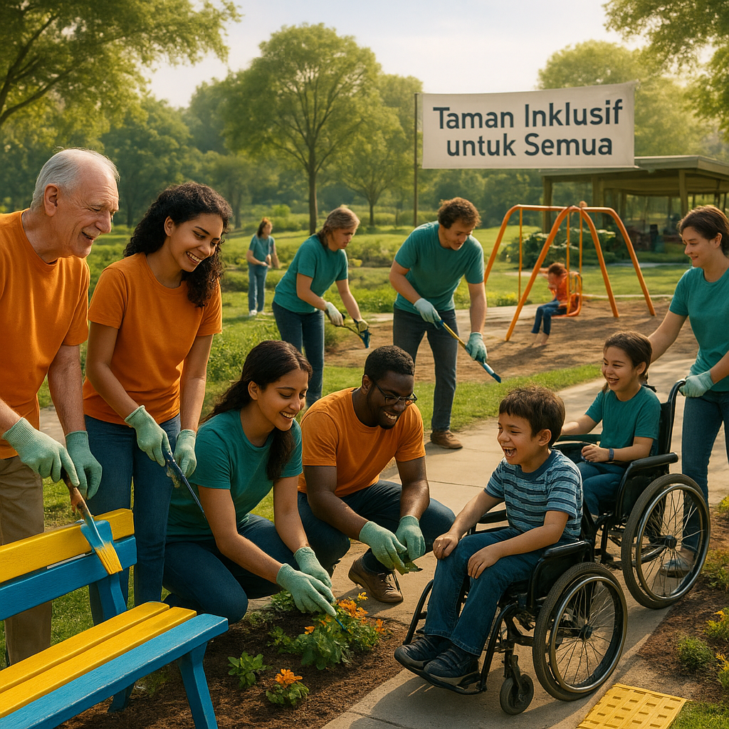 Taman Inklusif untuk Semua: Revitalisasi Ruang Publik yang Ramah Difabel dan Anak