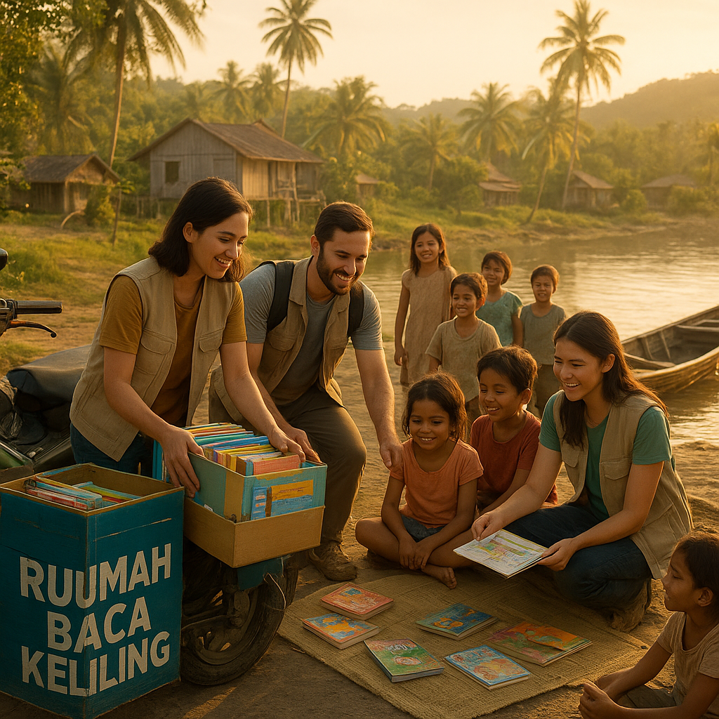 Inisiatif 'Rumah Baca Keliling' untuk Daerah 3T Butuh Penggerak