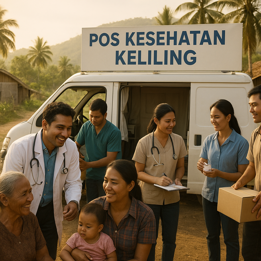 Pos Kesehatan Keliling: Dokter dan Relawan Medis Bawa Layanan ke Daerah Terpencil