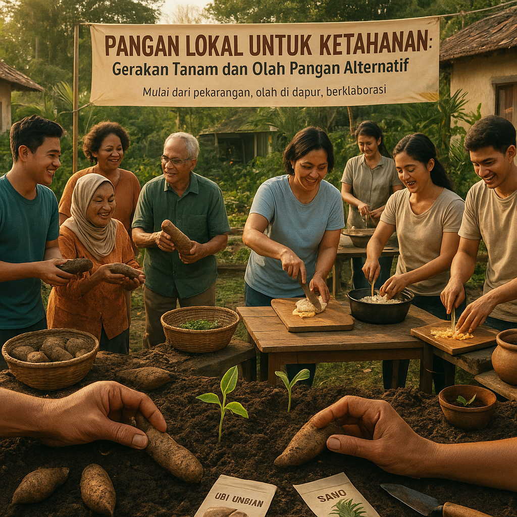 Pangan Lokal untuk Ketahanan: Gerakan Tanam dan Olah Pangan Alternatif