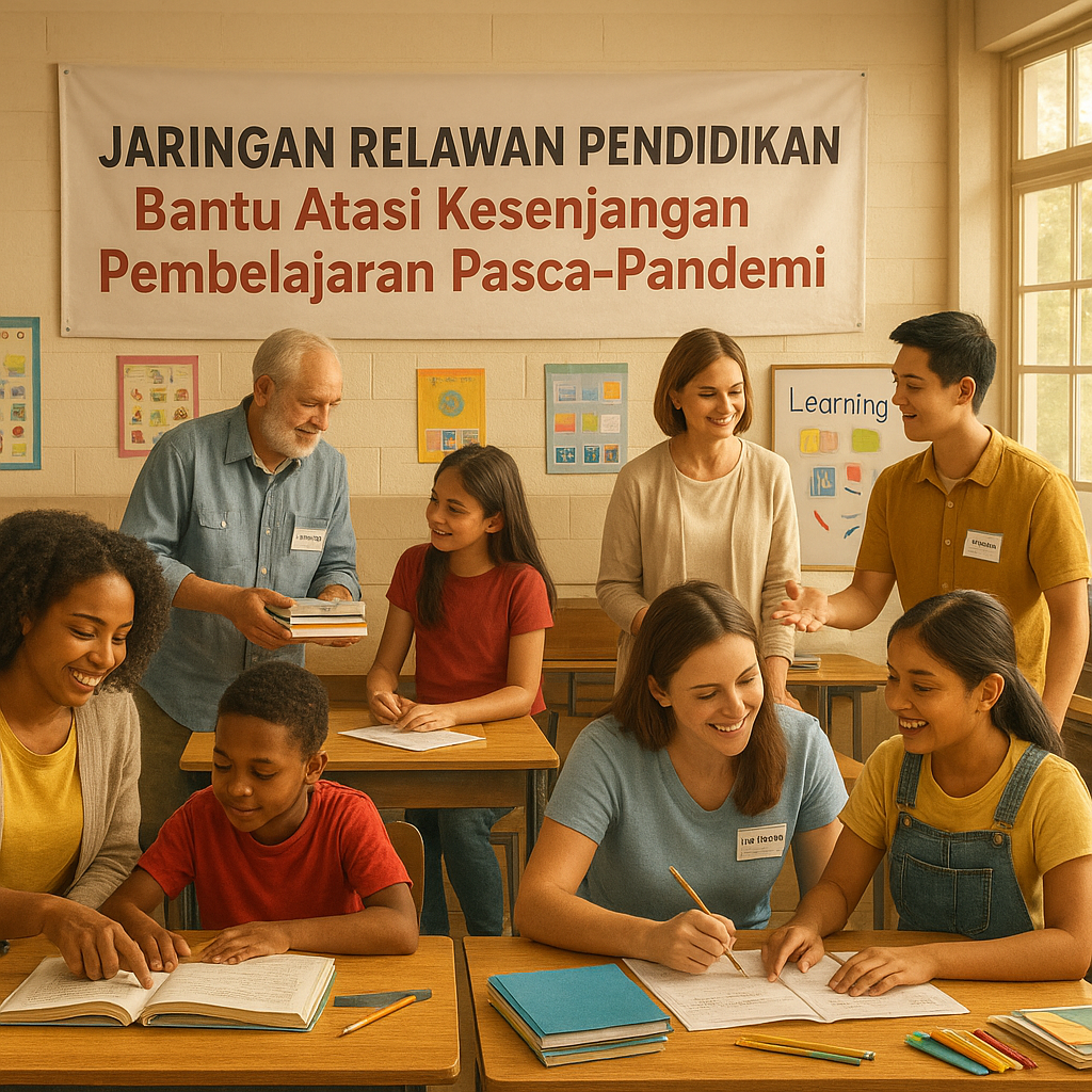 Jaringan Relawan Pendidikan: Bantu Atasi Kesenjangan Pembelajaran Pasca-Pandemi