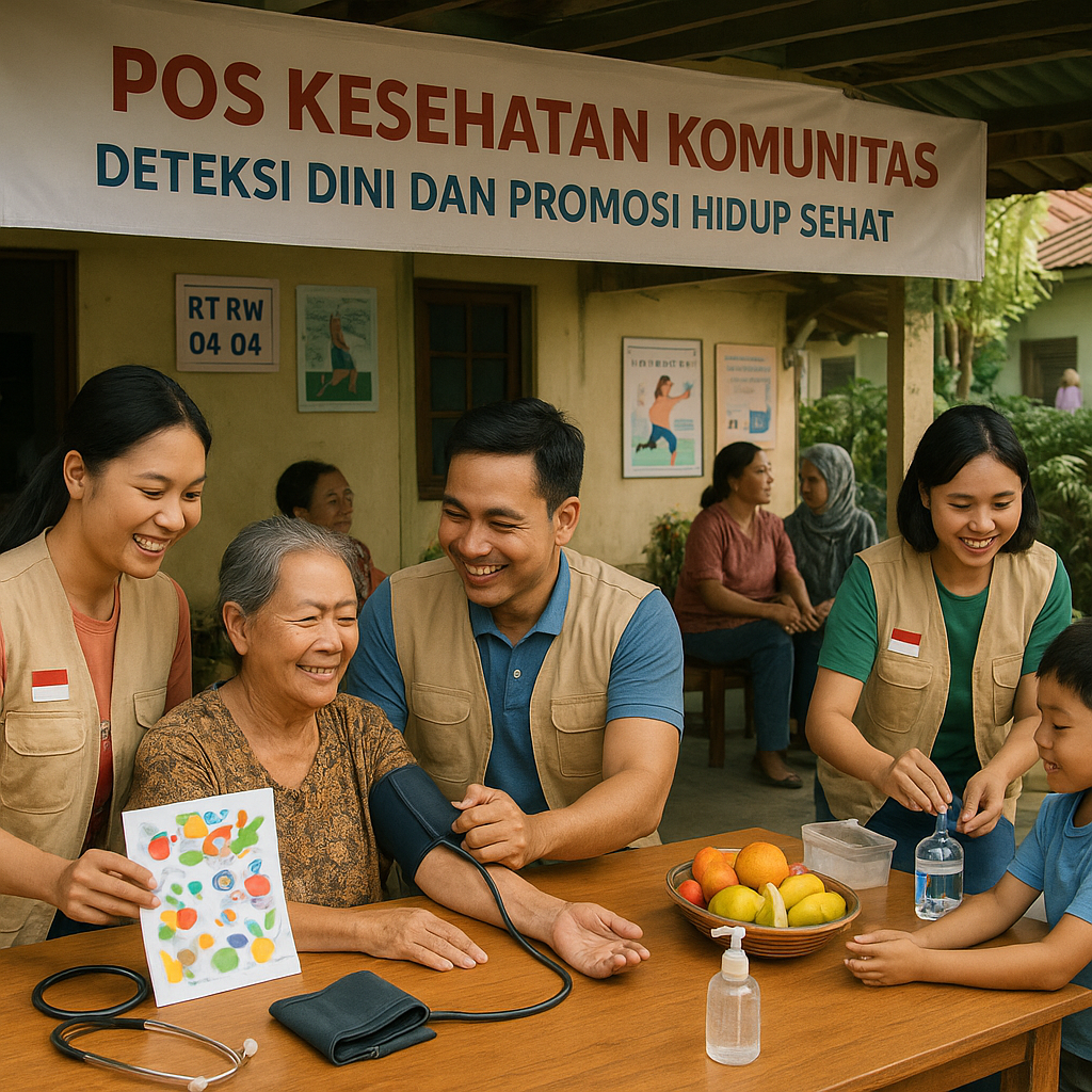 Pos Kesehatan Komunitas: Deteksi Dini dan Promosi Hidup Sehat di Tingkat RT