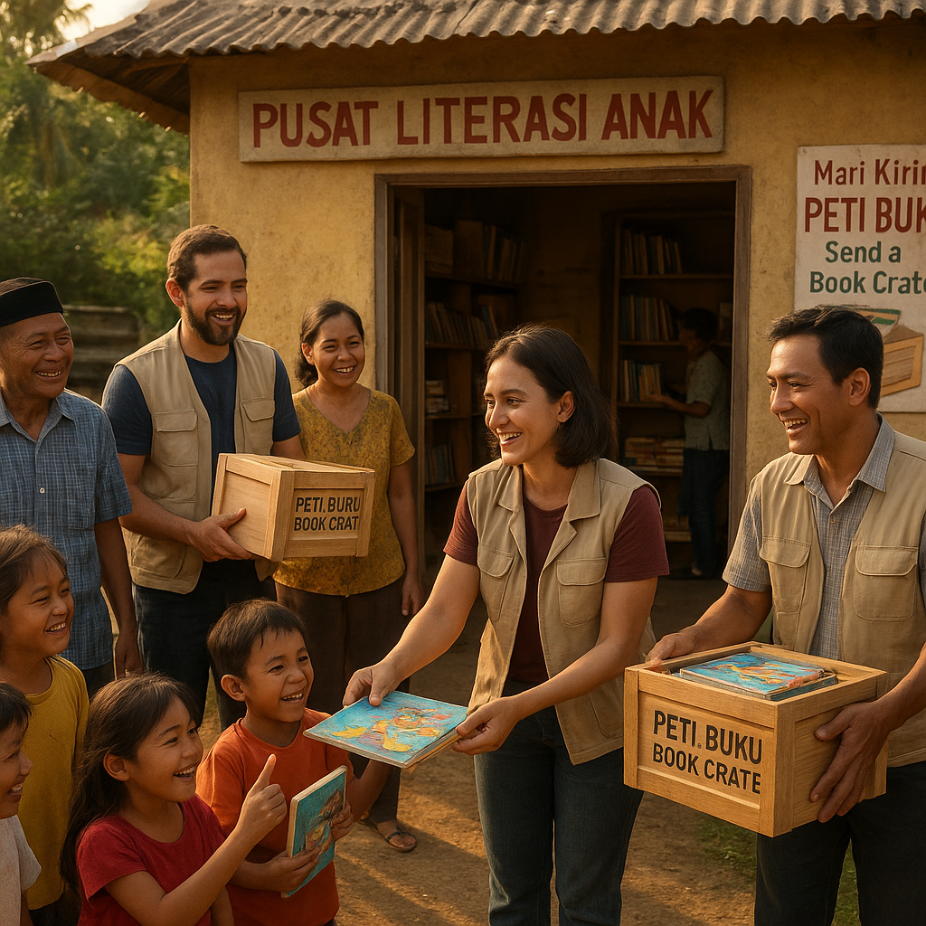 Pusat Literasi Anak di Daerah 3T Kehabisan Buku Bacaan, Mari Kirim 'Peti Buku'!