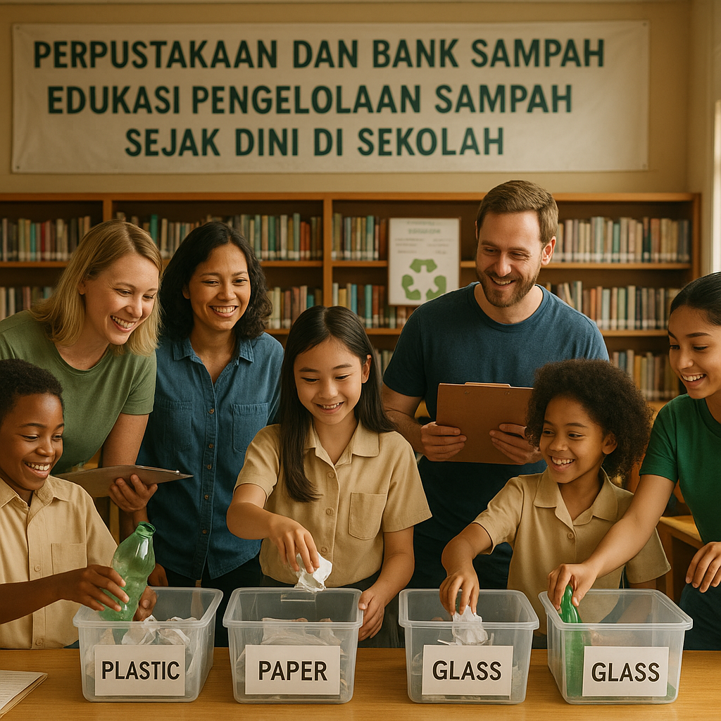 Perpustakaan dan Bank Sampah: Edukasi Pengelolaan Sampah Sejak Dini di Sekolah