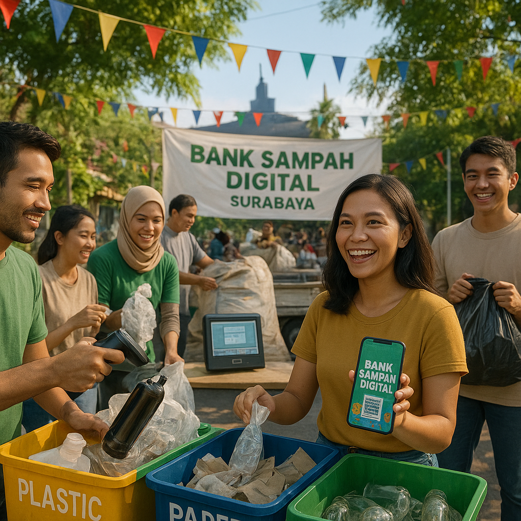 Inisiatif 'Bank Sampah Digital' di Surabaya Butuh Replikasi Nasional