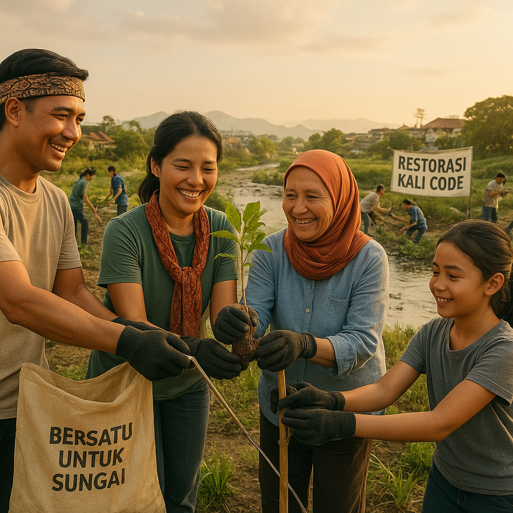 Bersatu untuk Sungai: Restorasi Kali Code Yogyakarta Butuh Energi Baru