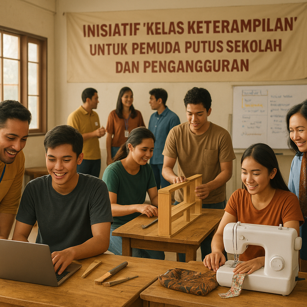 Inisiatif 'Kelas Keterampilan' untuk Pemuda Putus Sekolah dan Pengangguran