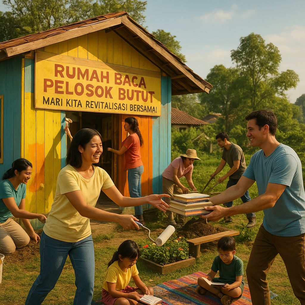 Rumah Baca Pelosok Butut, Mari Kita Revitalisasi Bersama!